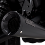 VANCE & HINES Upsweep Slip-On Muffler - Black - Honda Rebel 2017-2019 - 48421 - PartsOutlet.com.au