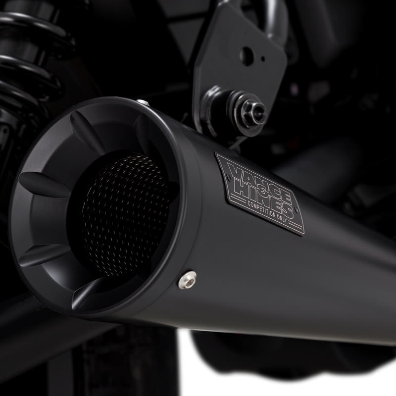 VANCE & HINES Upsweep Slip-On Muffler - Black - Honda Rebel 2017-2019 - 48421 - PartsOutlet.com.au