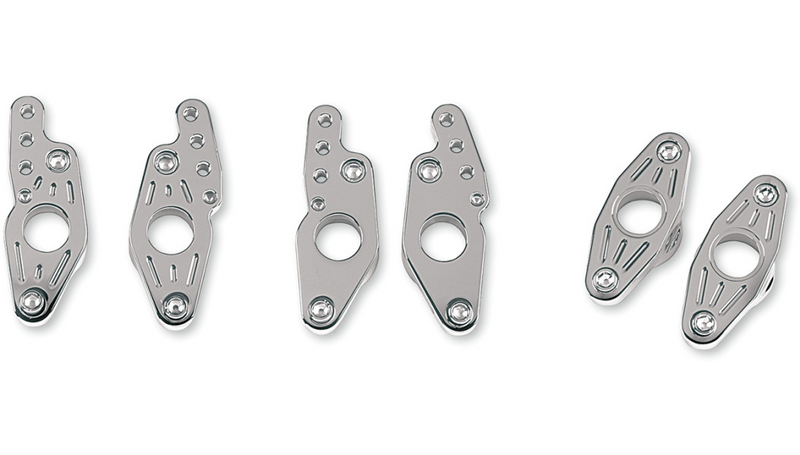 ACCUTRONIX Swingarm Pivot Blocks - Ball-Milled - Harley-Davidson '82-'00 - FXPV1-MC