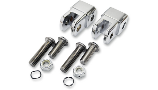 LA CHOPPERS ADAPTERS FOR MALE MOUNT FOOTPEGS CHROME UNIVERSAL - LA-7202-01 - PartsOutlet.com.au