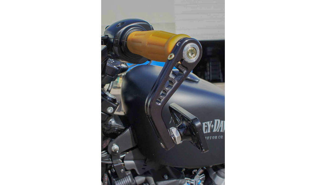 JOKER MACHINE Grips - Radial - Rubber - Natural - Harley-Davidson 1980-2020 - 03-61N