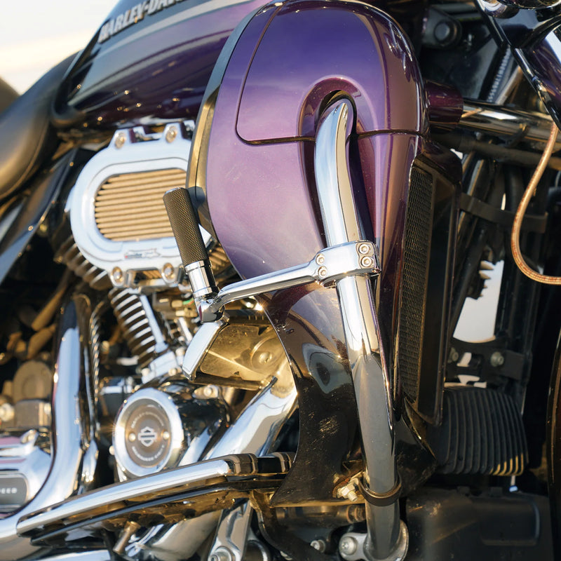 ARLEN NESS Forged Highway Peg Mounts w/ Pegs - Chrome 400-046 - PartsOutlet.com.au
