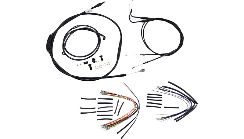 BURLY BRAND Control Kit - 18" Ape Hanger Handlebars - Softail '00-'06 - B30-1017