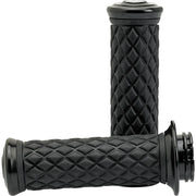 BILTWELL Grips - Alumicore - Dual Cable - Black 6604-201-01 - PartsOutlet.com.au