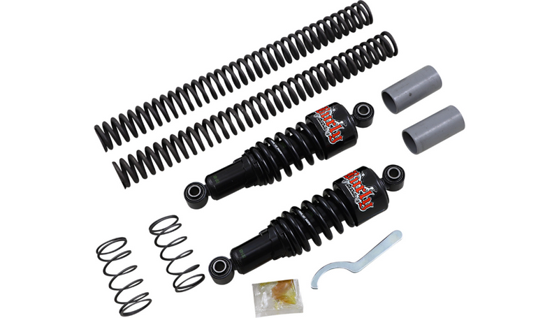 BURLY BRAND Suspension Kit - Slammer - Black - '06-'17 FXD B28-1003B - PartsOutlet.com.au
