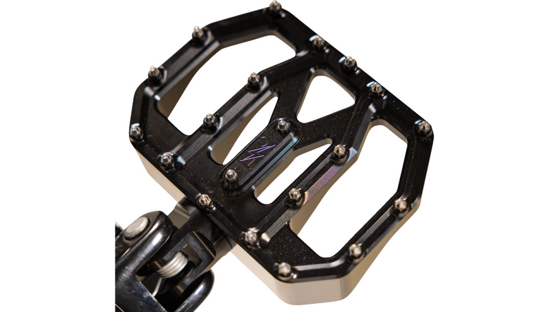 THRASHIN SUPPLY Mini Aggressor Floorboards - HD Male Mount '72-'25 - TSC-2031-1-D
