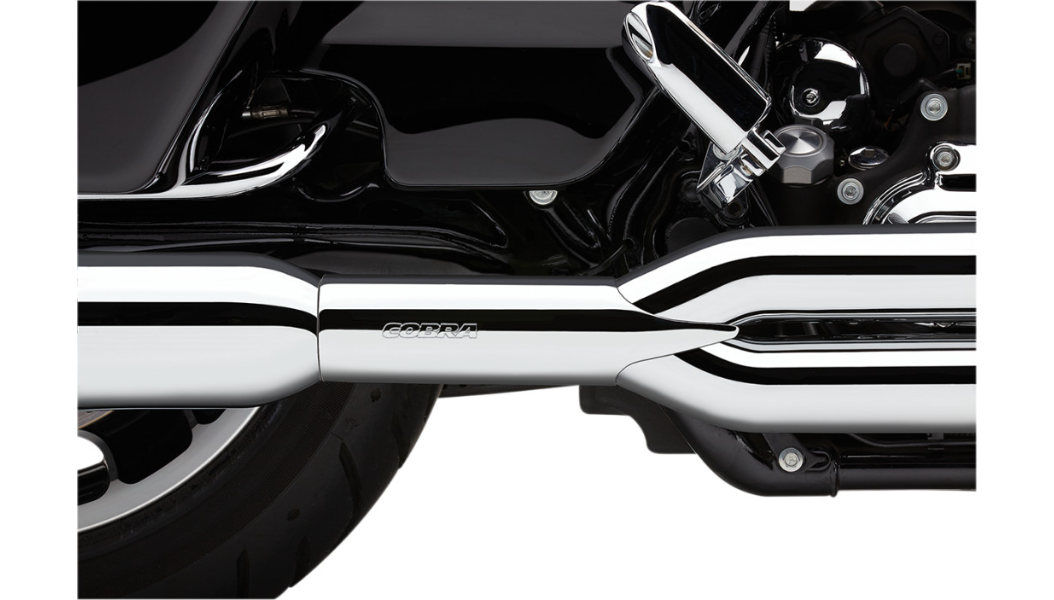 COBRA 2:1 Exhaust - Chrome - '10-'16 FL 6450