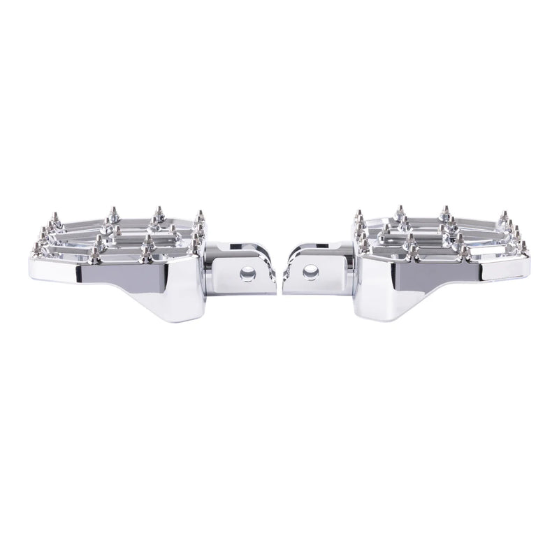 THRASHIN SUPPLY Mini Aggressor Floorboards - Chrome - Rear - Harley-Davidson '72-'25 - TSC-2031-3-D