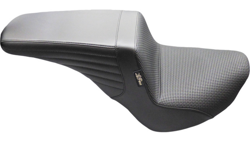 LE PERA Kickflip Up Front Seat - Basketweave - Black - FL/FX '18-'25 - LYU-590BW