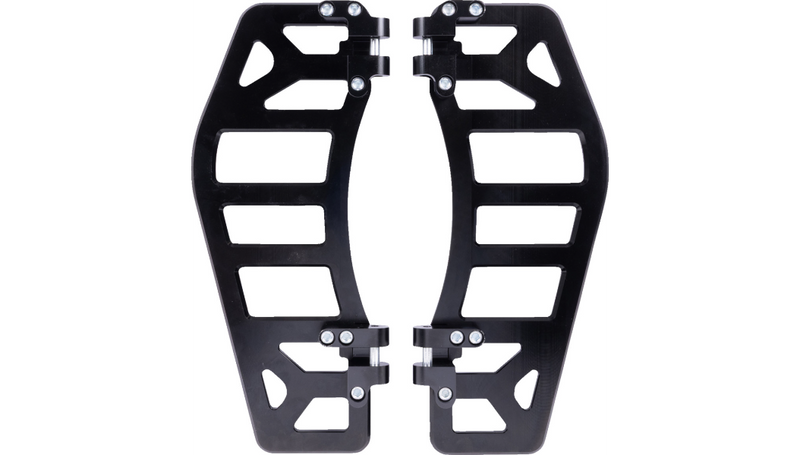THRASHIN SUPPLY Aggressor Floorboards - Black - FL '07-'25 - TSC-2219-1