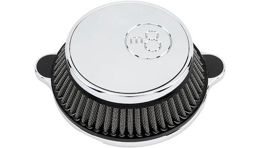 LA CHOPPERS 8-Ball Air Cleaner - Chrome - M8 LA-2391-03 - PartsOutlet.com.au