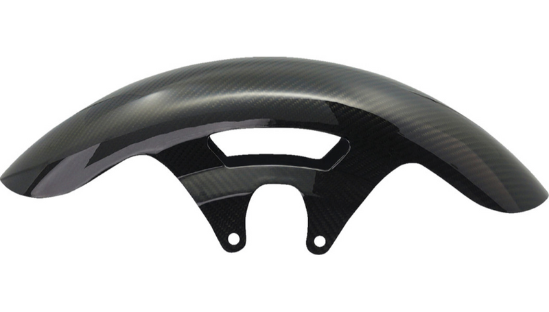 ARLEN NESS Carbon Fiber Cafe Front Fender, 19" - Black - '99-'13 FLT Touring - 210-011