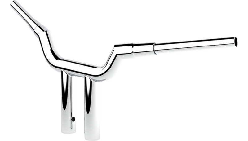 LA CHOPPERS Handlebar - Valley - T-Bar - 10" - Chrome - LA-7344-10