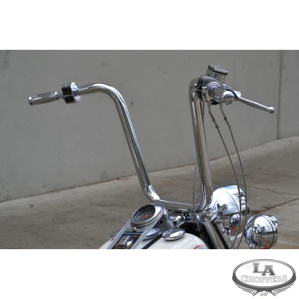 LA CHOPPERS 1 1/2" TREE HUGGER APE HANGER BARS 19" CHROME HD - LA-7375-19