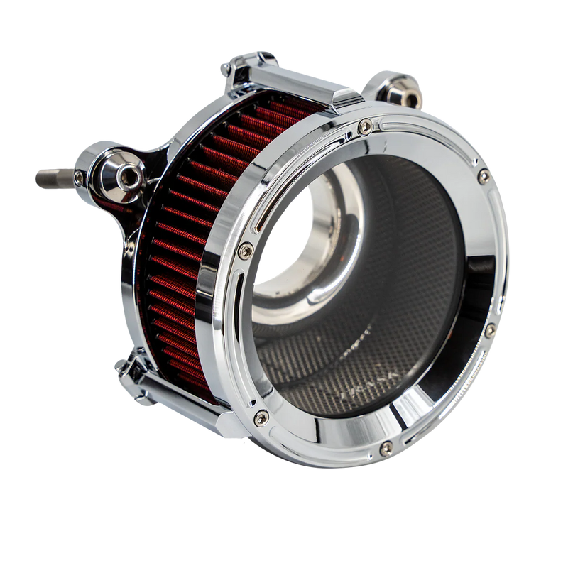 TRASK Assault Air Cleaner - Chrome - EFI Twin Cam '00-'17 - TM-1021CH