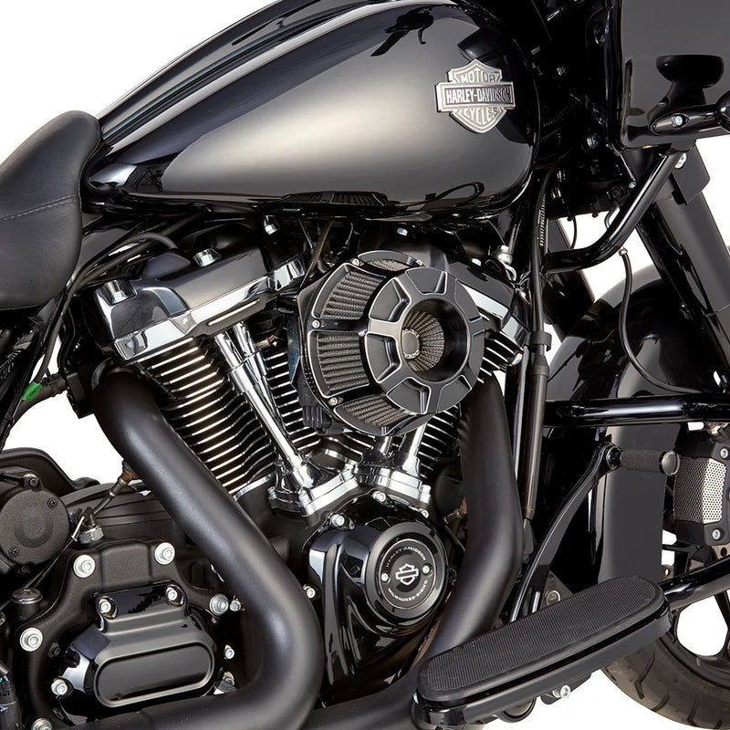 ARLEN NESS Inverted Series Air Cleaner Kit - Beveled - Black - Touring '24+ & Softail 25+ - 600-225