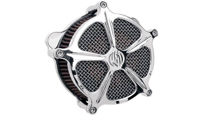 RSD 5 Speed Air Cleaner - Chrome - Harley-Davidson 1993-2017 - 0206-2000-CH - PartsOutlet.com.au