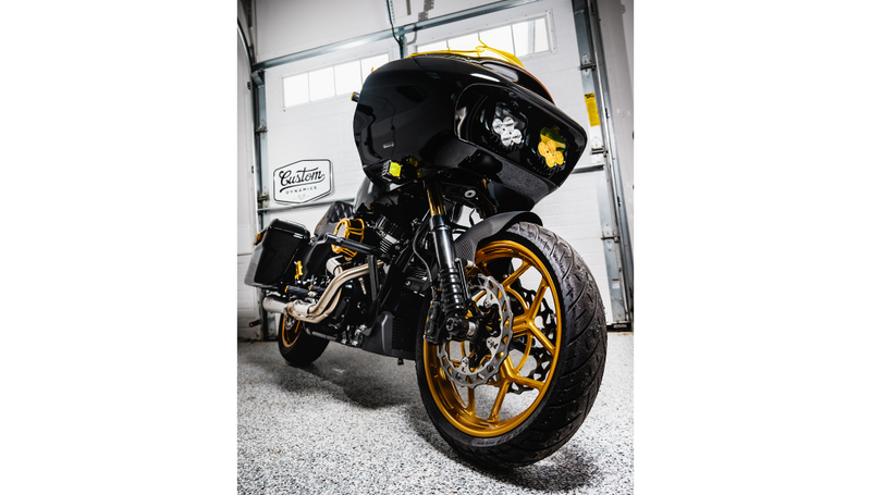 CUSTOM DYNAMICS Headlight/Fog Light - Shark Demon - Road Glide -  SD2-RG-YW