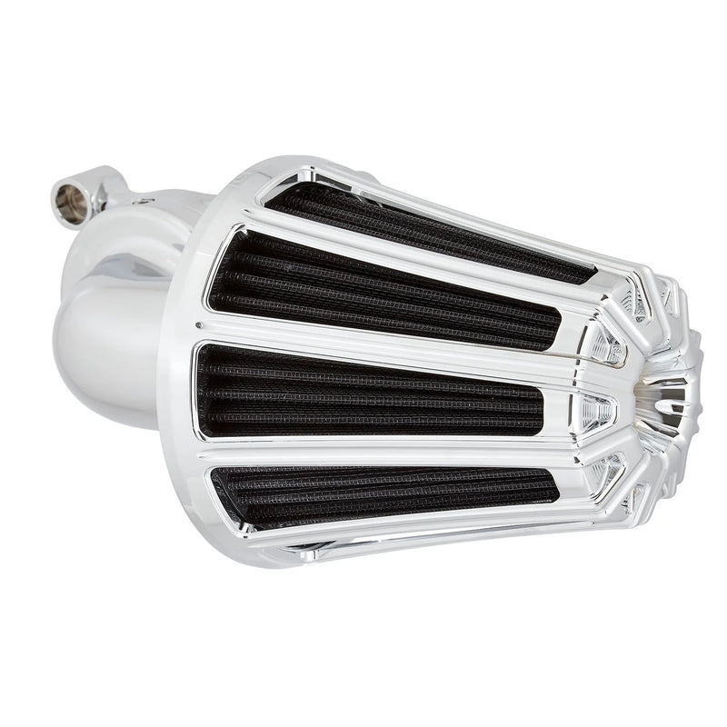 ARLEN NESS 10-GAUGE® MONSTER SUCKER® AIR CLEANER, CHROME - 00-17 TWIN CAM (Exc. FBW & 99-01 FI FLT) - 81-022 - PartsOutlet.com.au