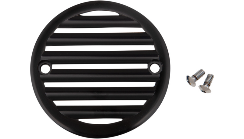 JOKER MACHINE Points Cover - Anodized Black - Harley-Davidson 1970-2022 - 02-98TC - PartsOutlet.com.au
