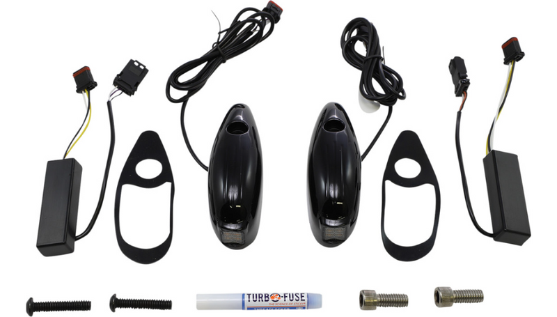 CUSTOM DYNAMICS Turn Signal - FLTR '15-'25 - Gloss Black - PB-RG-TS-15-B