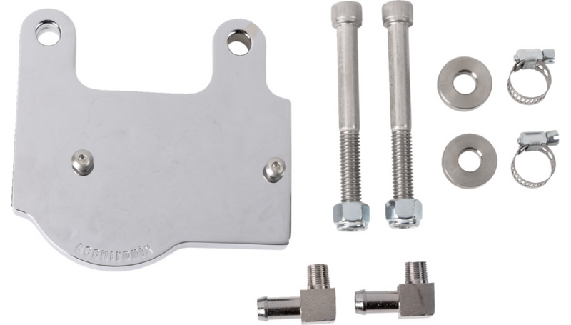ACCUTRONIX Oil Filter/Regulator Mount Kit - Chrome - Harley-Davidson '84-'99 - RM2141-C