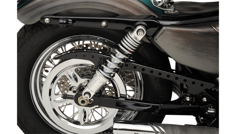 DRAG SHOCKS Premium Ride-Height Adjustable Shocks - Chrome - Standard - 12" - Sportster XL '04 -'22 - C16-0153A