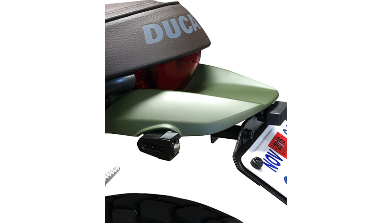 JOKER MACHINE Side-mount LED Turn Signals - Black/Red 05-206-RB - PartsOutlet.com.au