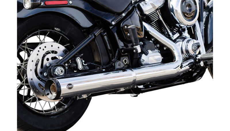 S&S CYCLE Grand National Slip-On Muffler - 50 State - 4" Chrome - M8 Softail 2025 - 550-1160