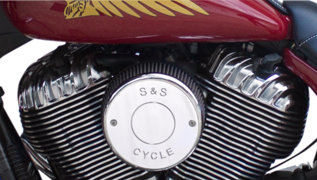 S&S CYCLE Nostalgic Chrome Billet Cover For S&S® Air Cleaners For 2014-'16 Indian® Touring Models 170-0239 - PartsOutlet.com.au