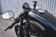 BURLY BRAND Handlebar - Club - Black - Harley-Davidson 2016-2022 - B12-6000B - PartsOutlet.com.au