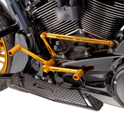 ARLEN NESS SpeedLiner Foot Control Kit w/ Heel/Toe Shifter - Gold - Harley-Davidson '99-'22 - 420-101 - PartsOutlet.com.au