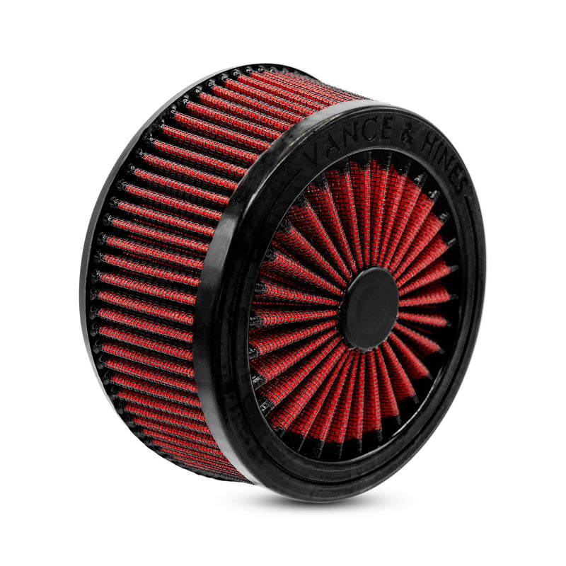 VANCE & HINES Replacement VO2 Air Filter - Red 23721 - PartsOutlet.com.au