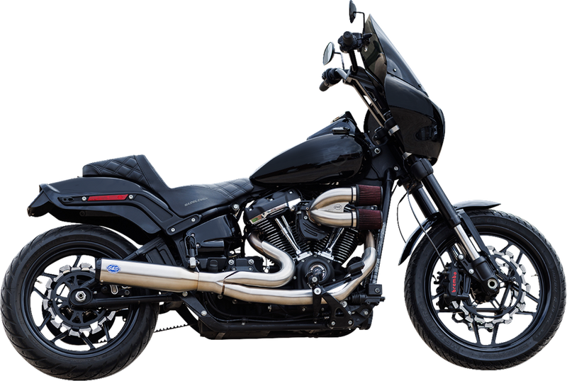 S&S CYCLE 2-into-1 Qualifier Exhaust System - 49-State - Silver 550-1103 - PartsOutlet.com.au