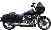 S&S CYCLE 2-into-1 Qualifier Exhaust System - Race - Silver - '17-'23 FL - 550-1107 - PartsOutlet.com.au