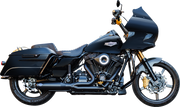 S&S CYCLE 2-into-1 Qualifier Exhaust System - Race - Black - '17-'23 FL - 550-1109 - PartsOutlet.com.au