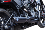S&S CYCLE 2-into-1 Qualifier Exhaust System - 49-State - Black 550-1104 - PartsOutlet.com.au