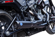 S&S CYCLE 2-into-1 Qualifier Exhaust System - 49-State - Black 550-1104 - PartsOutlet.com.au