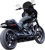 S&S CYCLE 2-into-1 Qualifier Exhaust System - Race - Black - '18-'23 Softail - 550-1106 - PartsOutlet.com.au