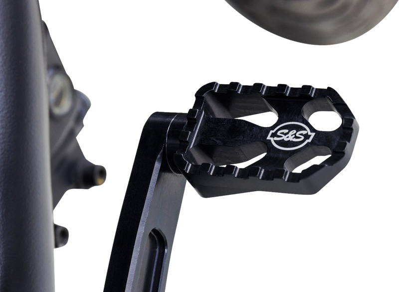 S&S CYCLE Brake Pedal - Mid-Mount - Black 560-0370