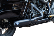 S&S CYCLE 2-into-1 Qualifier Exhaust System - Race - Black - '17-'23 FL - 550-1109 - PartsOutlet.com.au