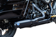 S&S CYCLE 2-into-1 Qualifier Exhaust System - Race - Black - '17-'23 FL - 550-1109 - PartsOutlet.com.au