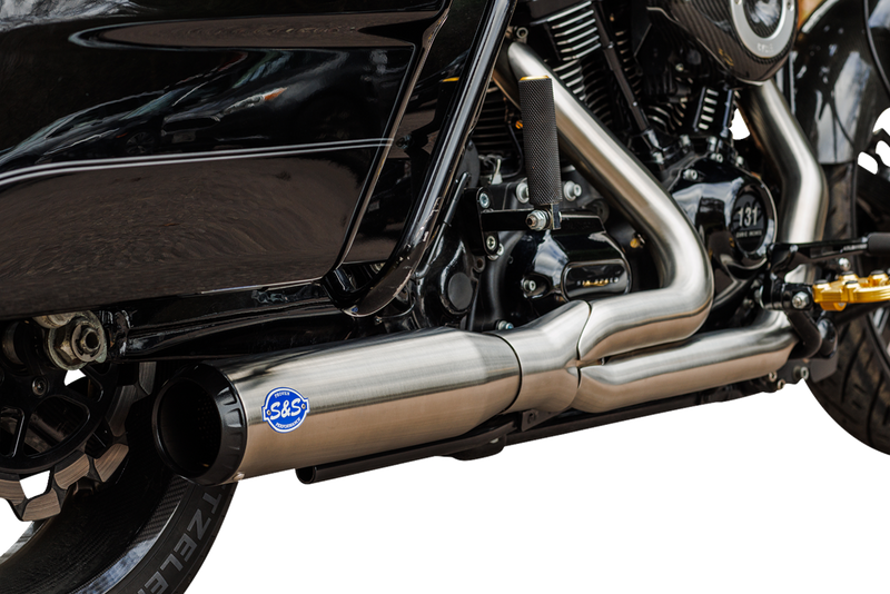 S&S CYCLE 2-into-1 Qualifier Exhaust System - 49-State - Silver 550-1108 - PartsOutlet.com.au