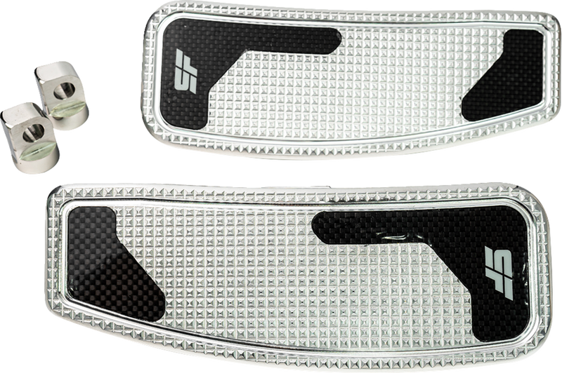 SLYFOX Mini Floorboards - Chrome Polished - Male Mount SF-906-00-2