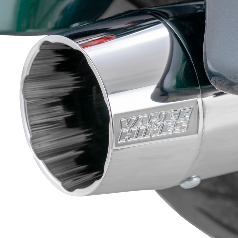 VANCE & HINES Blackbird 450 Slip-On Mufflers - Chrome - FL '17-'25 - 16792
