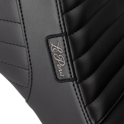 LE PERA Tailwhip Daddy Long Legs Low Rider Seat - Pleated - Black - FL/FX '18-'23 LYR-580DLPT - PartsOutlet.com.au