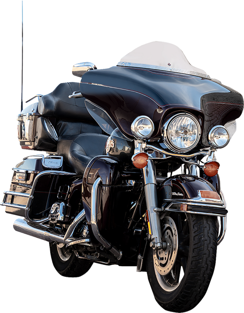 KLOCK WERKS Flare Windshield - 6-1/2" - Clear - FLH '96-'13 - KWW-01-0701