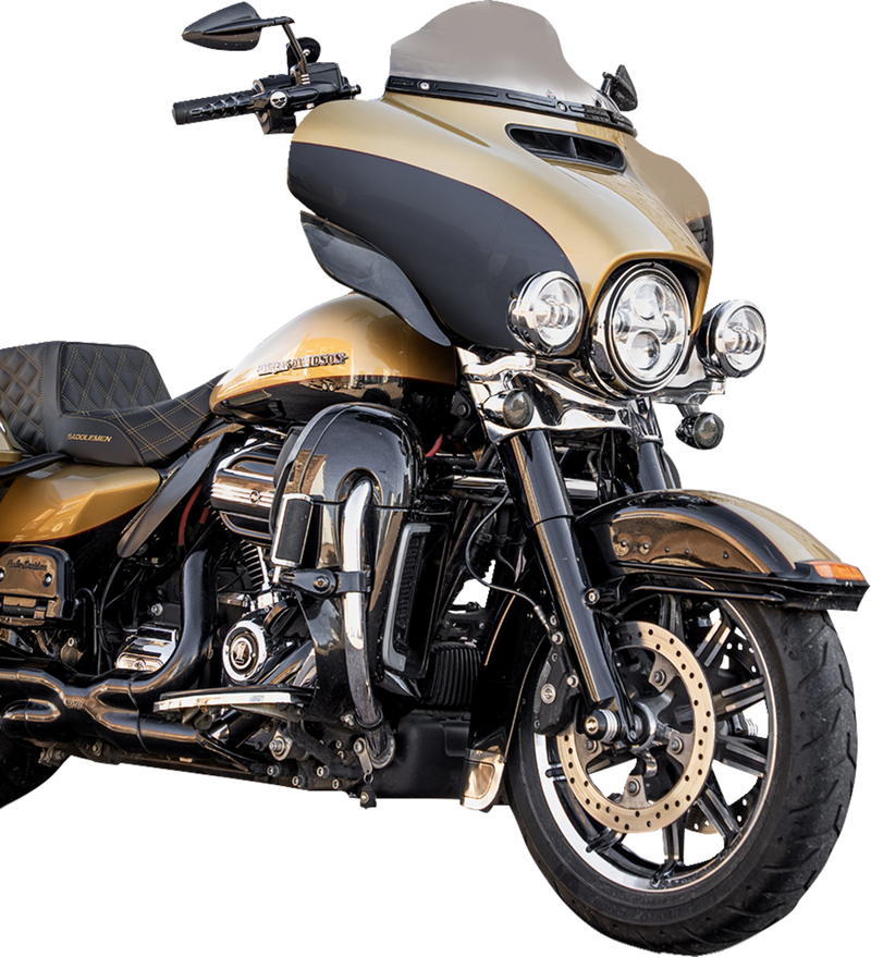 KLOCK WERKS Flare Windshield - 6-1/2" - Clear - FLH '14-'25 - KWW-01-0702
