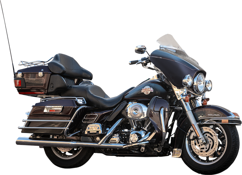 KLOCK WERKS Flare Windshield - 6-1/2" - Clear - FLH '96-'13 - KWW-01-0701