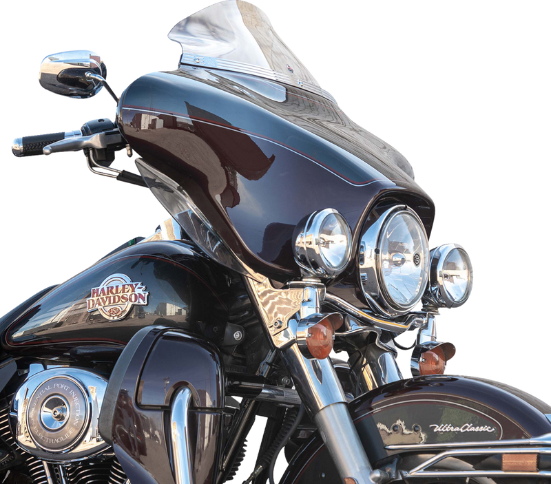 KLOCK WERKS Flare Windshield - 6-1/2" - Clear - FLH '96-'13 - KWW-01-0701